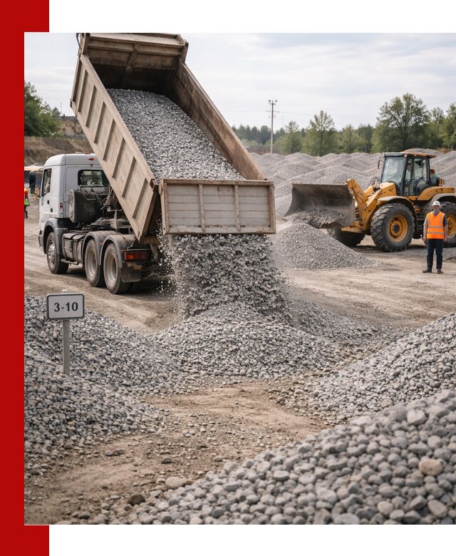 Гранитный щебень фракции 3–10: доставка и продажа в Санкт-Петербурге