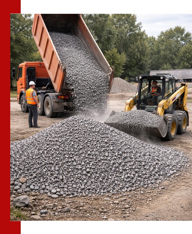 Купить гранитный щебень фракции 5–10 в Санкт-Петербурге с доставкой