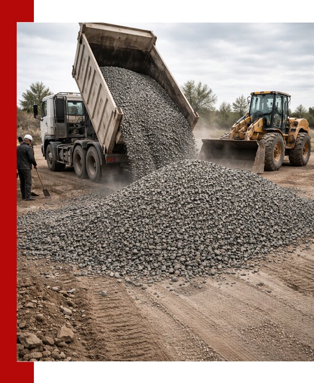 Гранитный щебень фракция 10-20 с доставкой в Санкт-Петербурге
