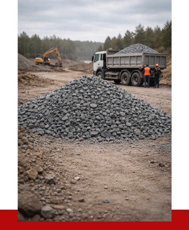 Щебень габбро диабаз фракция 40-70 в Санкт-Петербурге от 2338 р-ПРОНЕРУДСнк