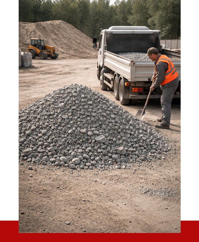 Гравийный щебень фракция 5-10 в Санкт-Петербурге от 2338 р. | ПРОНЕРУДСнк