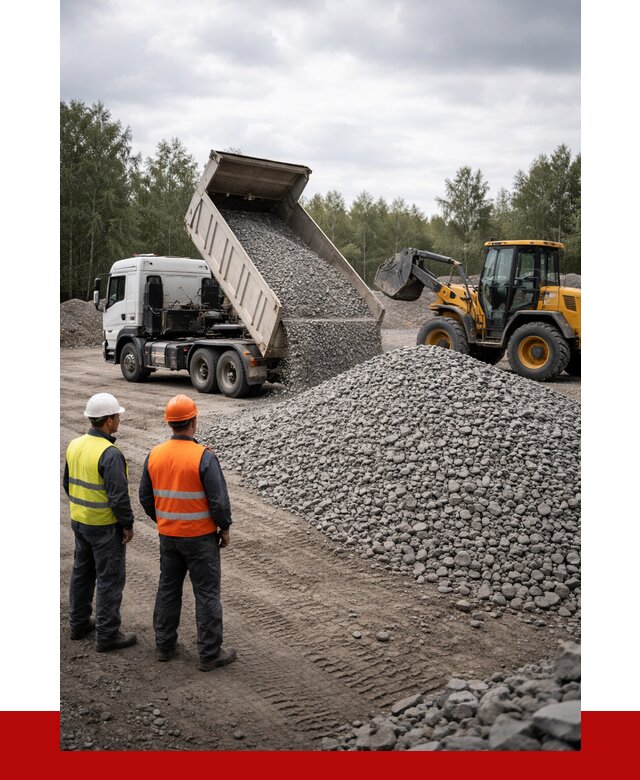 Гравийный щебень фракция 40-70 в Санкт-Петербурге от 10097р | ПРОНЕРУДСнк