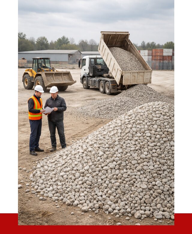 Известняковый щебень в Санкт-Петербурге от 1488 р. доставка | ПРОНЕРУДСнк
