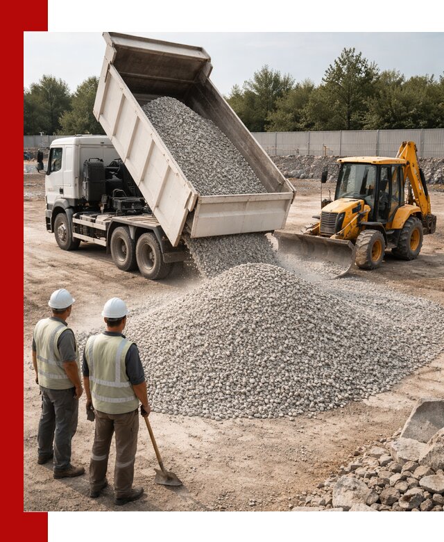 Купить известняковый щебень фракции 5–10 мм с доставкой в Санкт-Петербурге