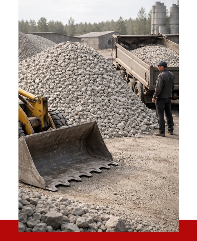 Известняковый щебень фракция 40-70 в Санкт-Петербурге от 4464 р. | ПРОНЕРУДСнк