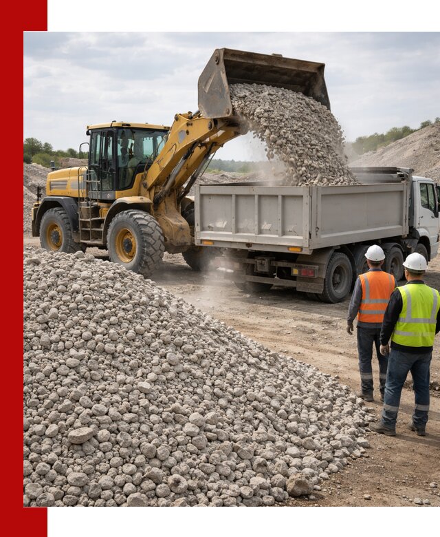 Доломитовый щебень фракция 40–71 доставка и продажа в Санкт-Петербурге