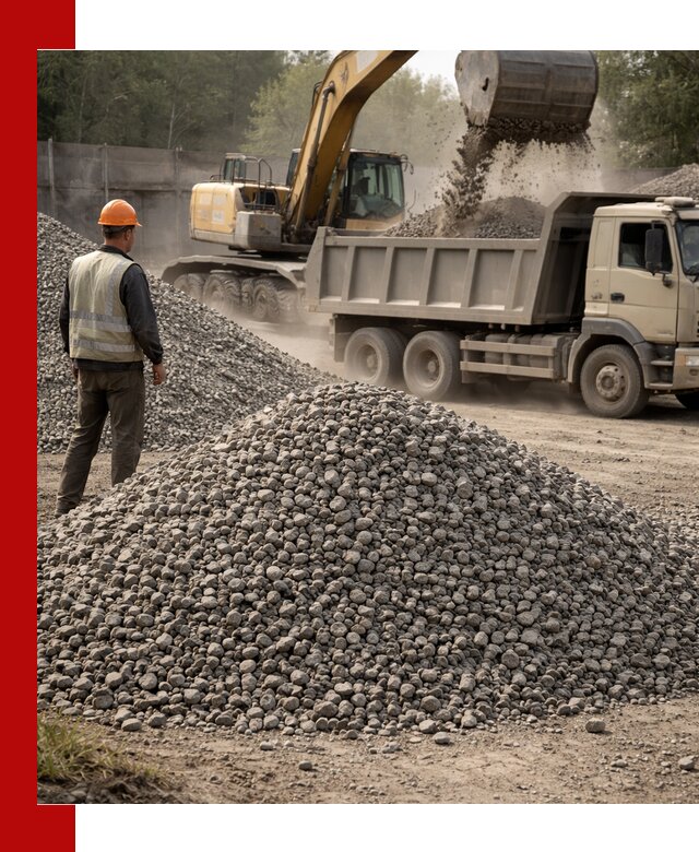 Шлаковый щебень фракция 5-20 с доставкой в Санкт-Петербурге