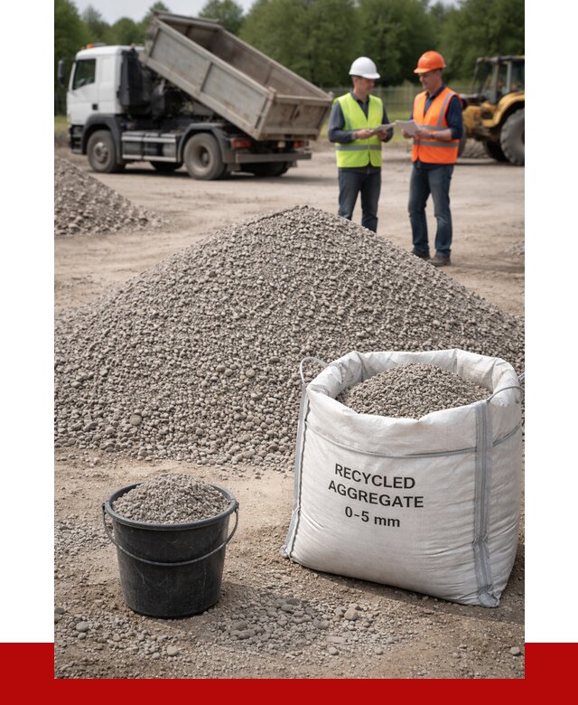 Вторичный щебень фракция 0-5 в Санкт-Петербурге от 1700 р. ПРОНЕРУДСнк