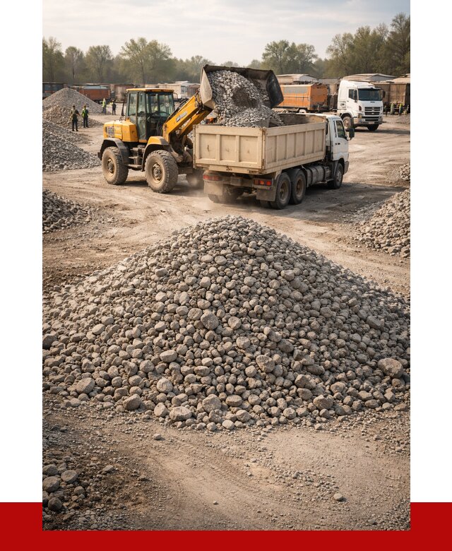 Вторичный щебень фракция 40-70 в Санкт-Петербурге от 1849 р, ПРОНЕРУДСнк