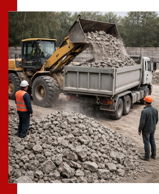 Вторичный щебень фракция 70–150 в Санкт-Петербурге с доставкой