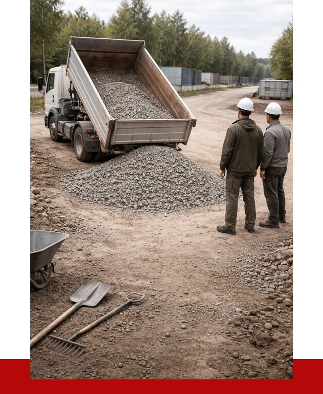 Бетонный щебень фракция 5-20 в Санкт-Петербурге от 3401 р., ПРОНЕРУДСнк