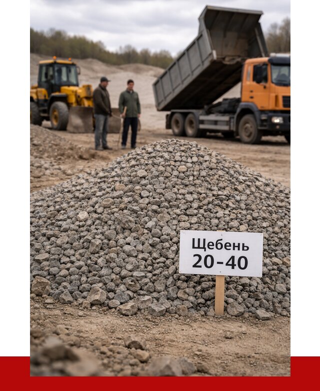 Бетонный щебень фракция 20-40 в Санкт-Петербурге от 2604 р. | ПРОНЕРУДСнк