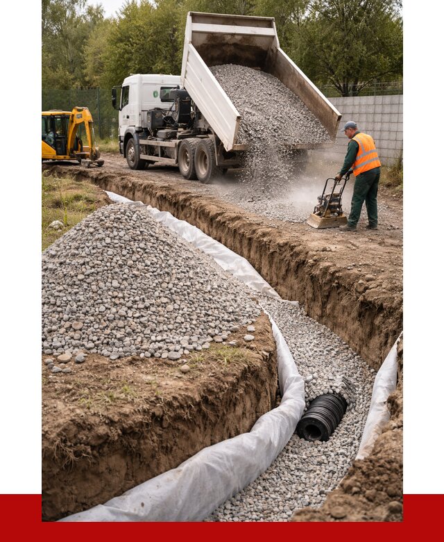 Щебень для дренажа в Санкт-Петербурге от 1966 р., ПРОНЕРУДСнк доставка