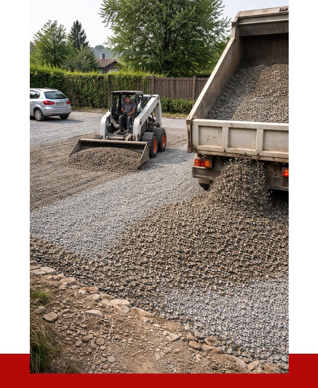 Щебень для парковки в Санкт-Петербурге с доставкой от 1275 р.| ПРОНЕРУДСнк