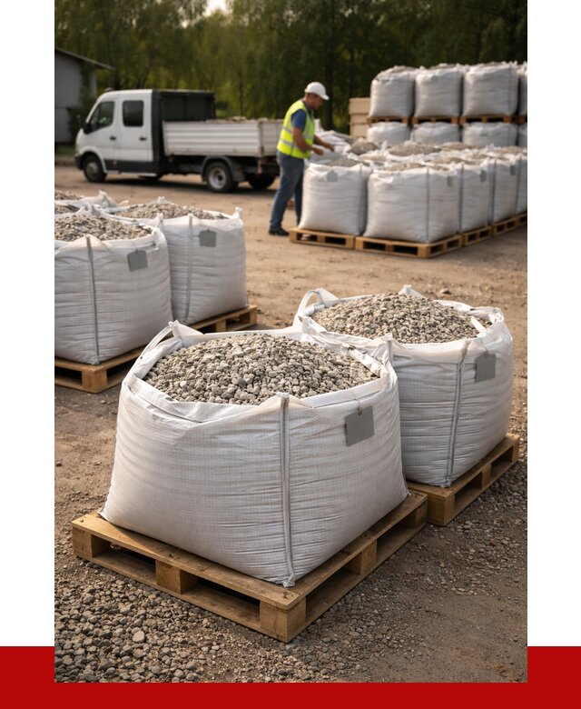 Щебень в мешках с доставкой в Санкт-Петербурге от 4464 р. | ПРОНЕРУДСнк