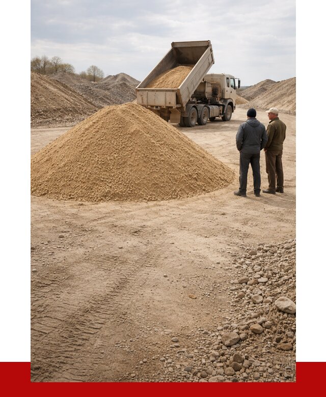 Карьерный песок крупнозернистый в Санкт-Петербурге от 9034 р | ПРОНЕРУДСнк