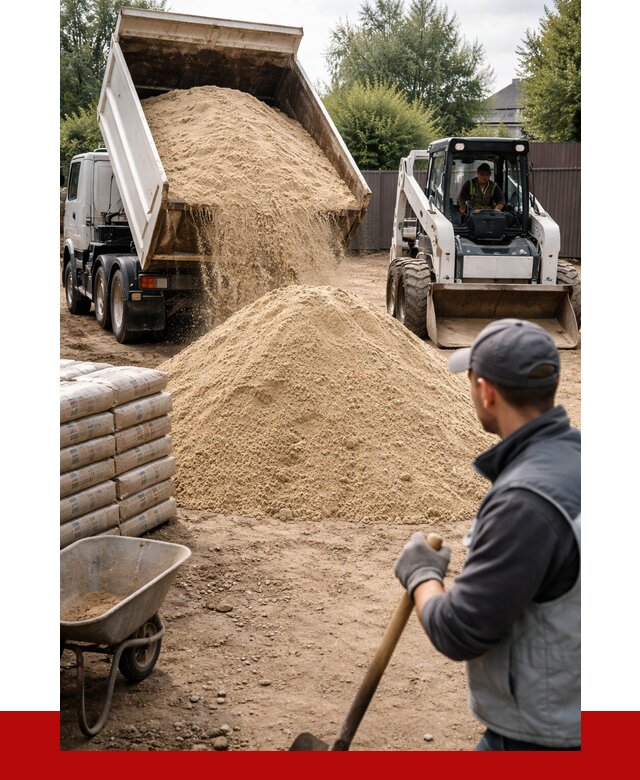 Мытый речной песок с доставкой в Санкт-Петербурге от 1541 р. | ПРОНЕРУДСнк
