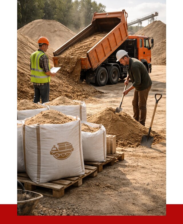 Строительный песок в Санкт-Петербурге от 2338 р. с доставкой, ПРОНЕРУДСнк