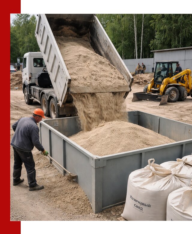 Кварцевый песок для фильтра в Санкт-Петербурге — доставка и качество