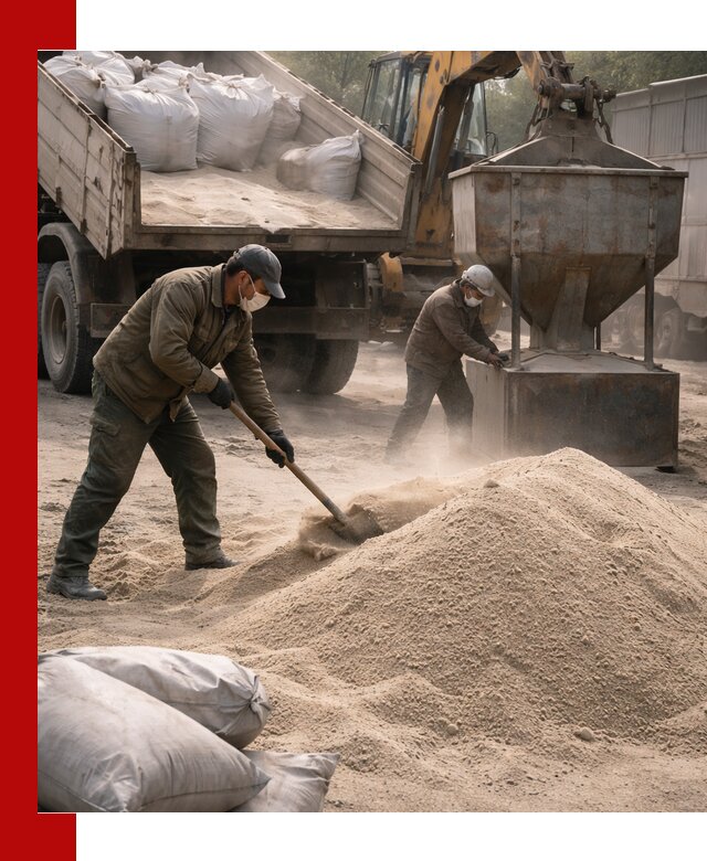 Кварцевый песок для пескоструя в Санкт-Петербурге — доставка и качество