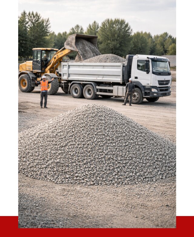 Купить мытый гравий в Санкт-Петербурге от 3720 р, доставка ПРОНЕРУДСнк