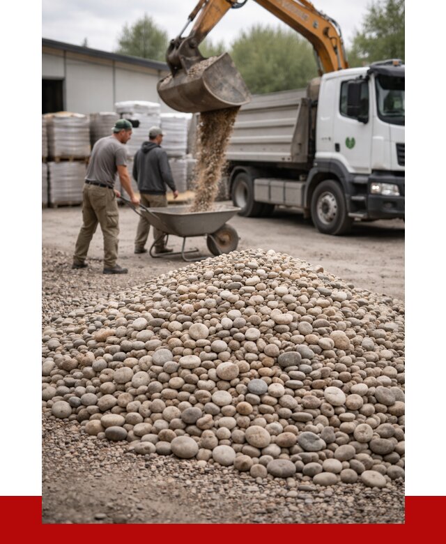 Галька декоративная в Санкт-Петербурге от 3401 р. за куб | ПРОНЕРУДСнк