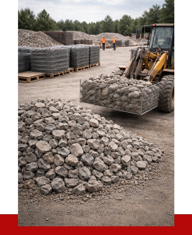 Камень для габионов фракция 70-150 в Санкт-Петербурге от 4464 р. | ПРОНЕРУДСнк