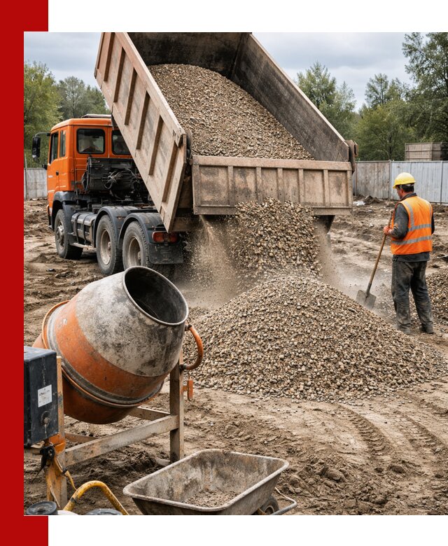 Опгс для бетона с доставкой самосвалом в Санкт-Петербурге от производителя