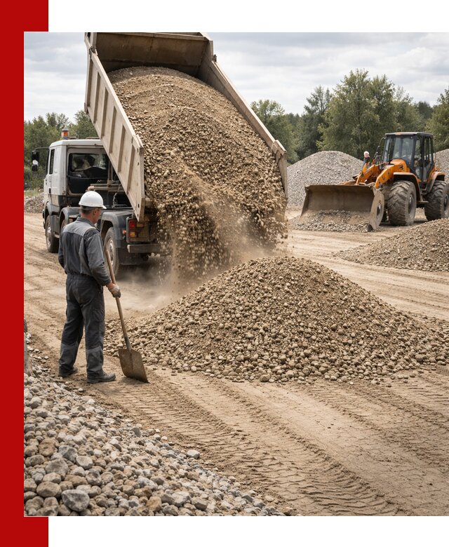 Доставка щпс С3 в Санкт-Петербурге самосвалами и бортовыми грузовиками