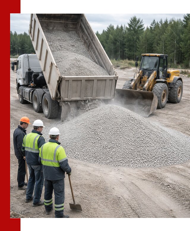Известняковый отсев 0-5 доставка в Санкт-Петербурге быстро и выгодно