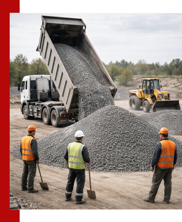 Доставка и продажа гранитной крошки в Санкт-Петербурге