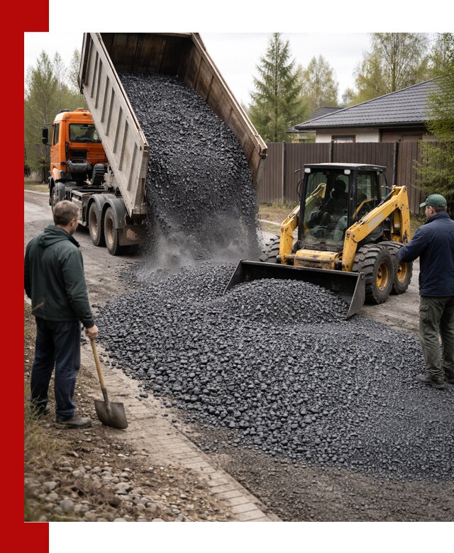 Крошка габбро с доставкой в Санкт-Петербурге для строительных работ