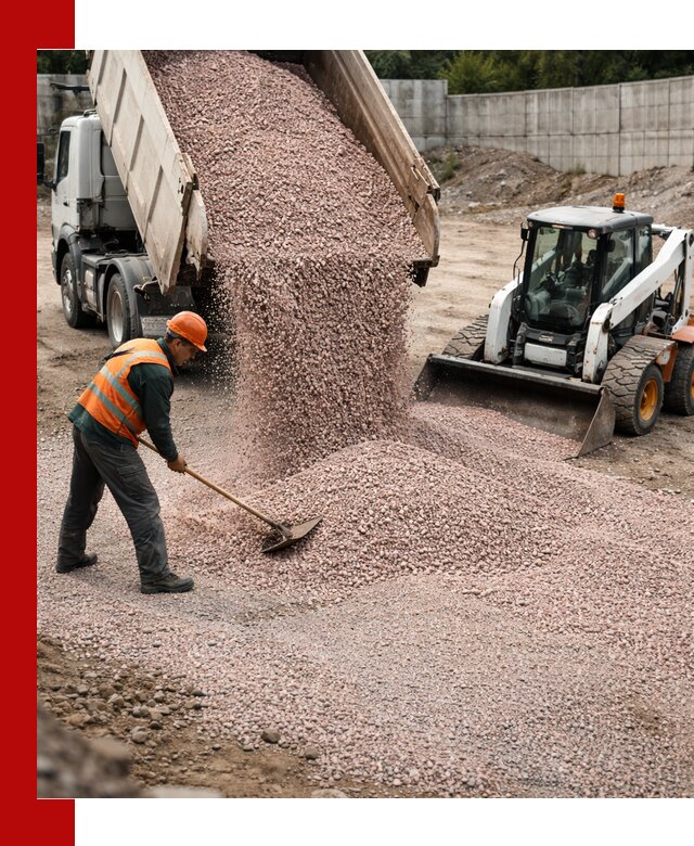 Крошка розовый гранит с доставкой в Санкт-Петербурге от производителя