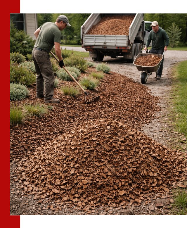 Крошка для мульчирования с доставкой в Санкт-Петербурге