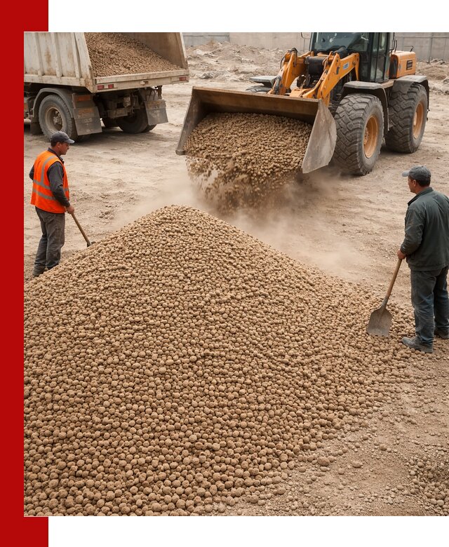 Керамзит фракция 10-20 с доставкой в Санкт-Петербурге