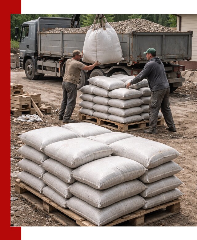Керамзит в мешках с доставкой в Санкт-Петербурге от компании-поставщика