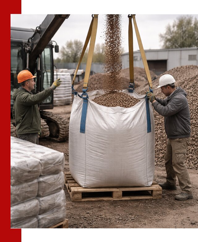 Керамзит в биг-бегах с доставкой в Санкт-Петербурге