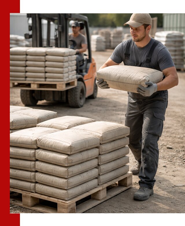 Доставка цемента в мешках оптом и в розницу в Санкт-Петербурге
