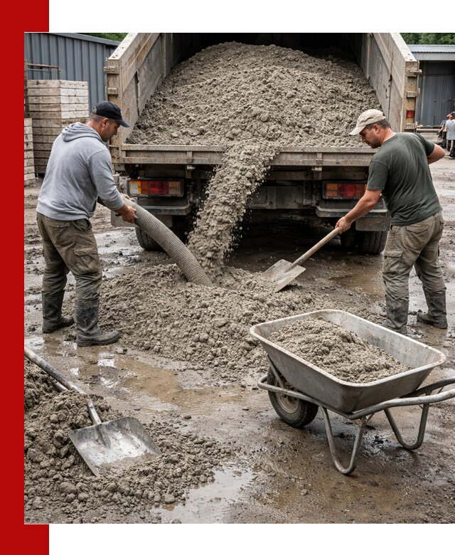 Цементно-песчаная смесь М150 доставка в Санкт-Петербурге