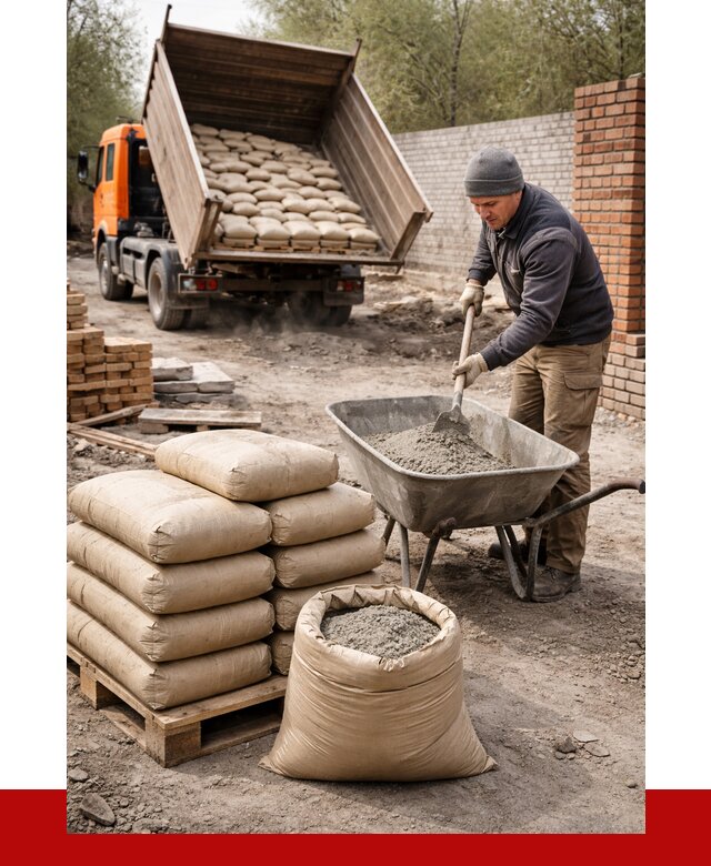 Купить сухую смесь для кладки в Санкт-Петербурге от 1275 р. | ПРОНЕРУДСнк
