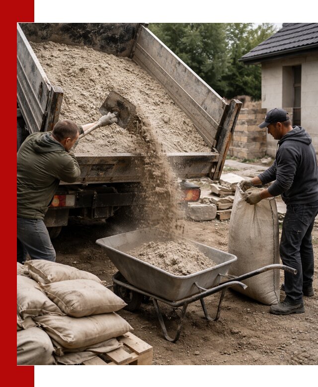 Качественная сухая смесь для кладки с доставкой в Санкт-Петербурге