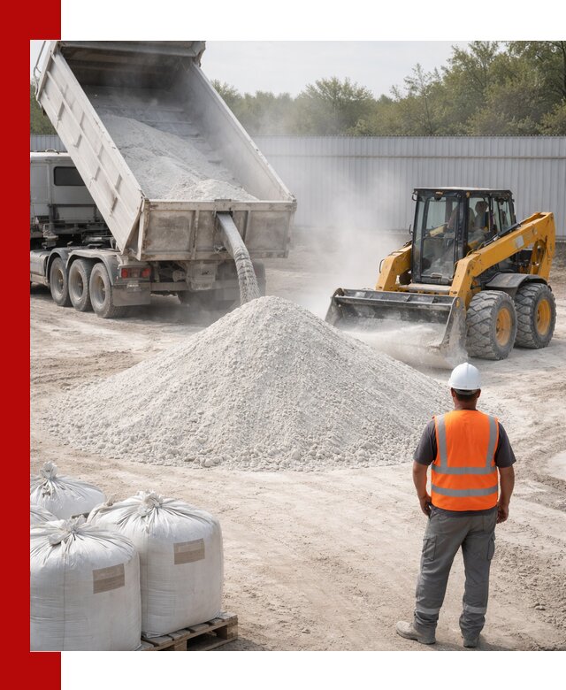 Доставка и продажа известняковой муки в Санкт-Петербурге