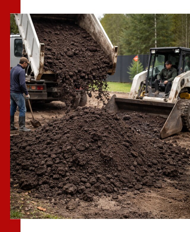 Плодородный грунт с доставкой в Санкт-Петербурге для садов и огородов