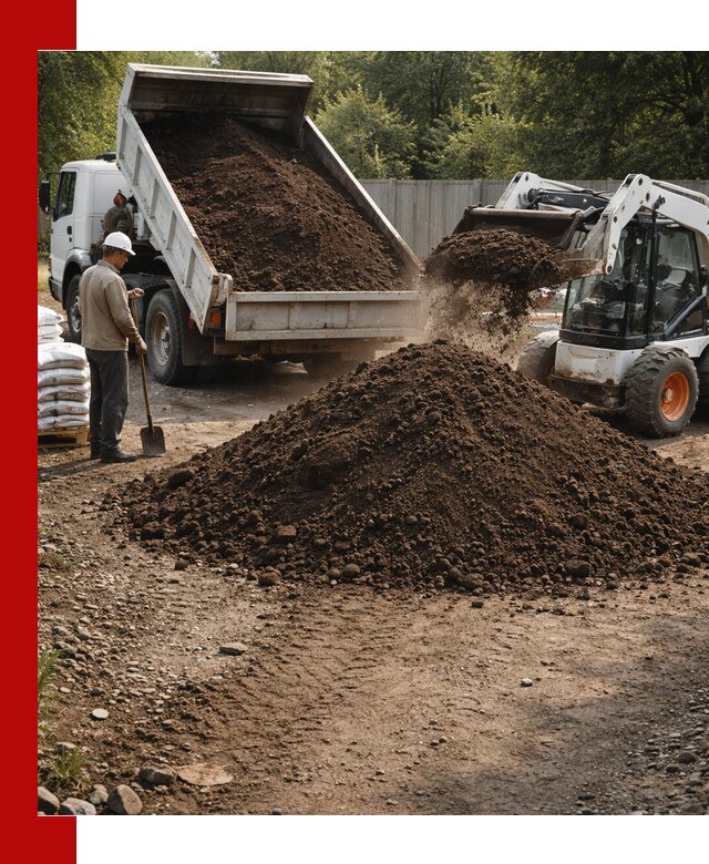 Доставка растительного грунта в Санкт-Петербурге от производителя оптом и в розницу