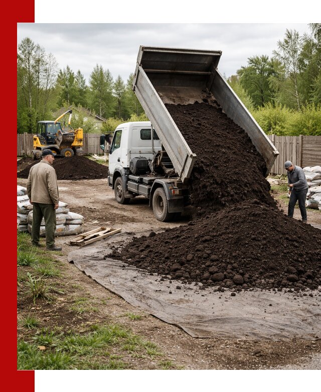 Доставка качественного почвогрунта в Санкт-Петербурге оптом и в розницу