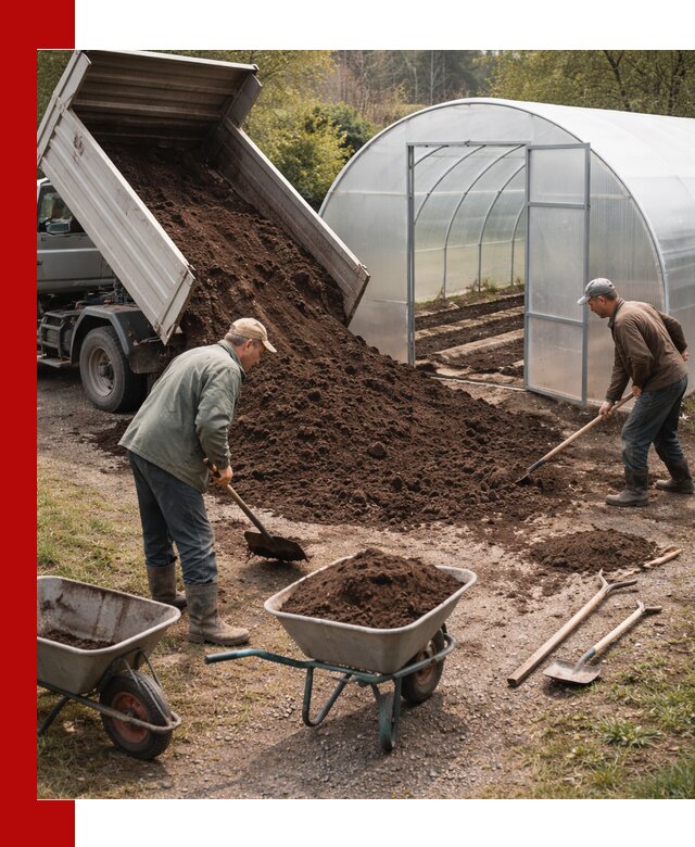 Грунт для теплицы с доставкой в Санкт-Петербурге — плодородный субстрат под растения