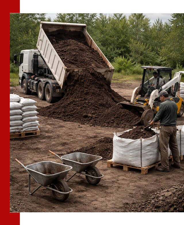 Доставка и продажа торфогрунта в Санкт-Петербурге оптом и в розницу