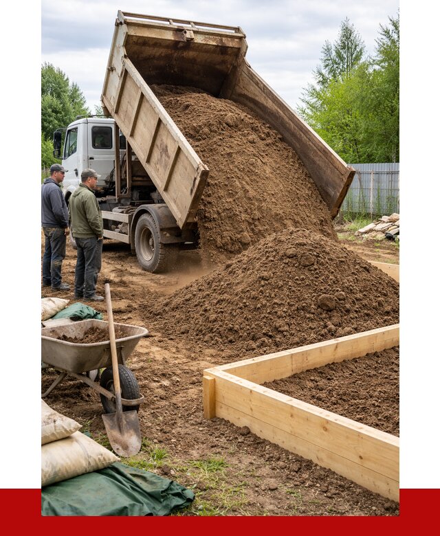 Торфо песчаная смесь в Санкт-Петербурге с доставкой от 1966 р. | ПРОНЕРУДСнк