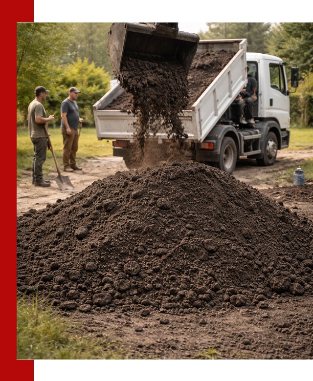 Доставка и продажа чернозема в Санкт-Петербурге оптом и в розницу