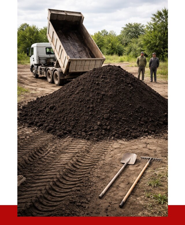 Купить чернозем навалом в Санкт-Петербурге от 1275 р. за куб | ПРОНЕРУДСнк
